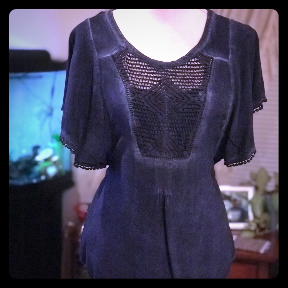 Knox rose blue shirt
